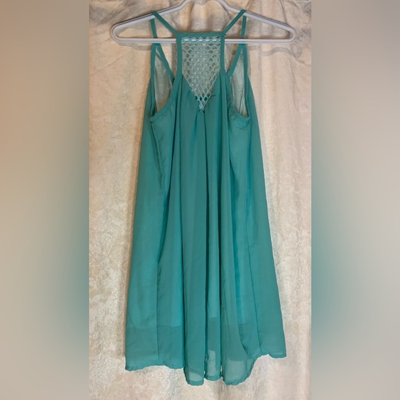 Blue Flowy Dress - Picture 3 of 6